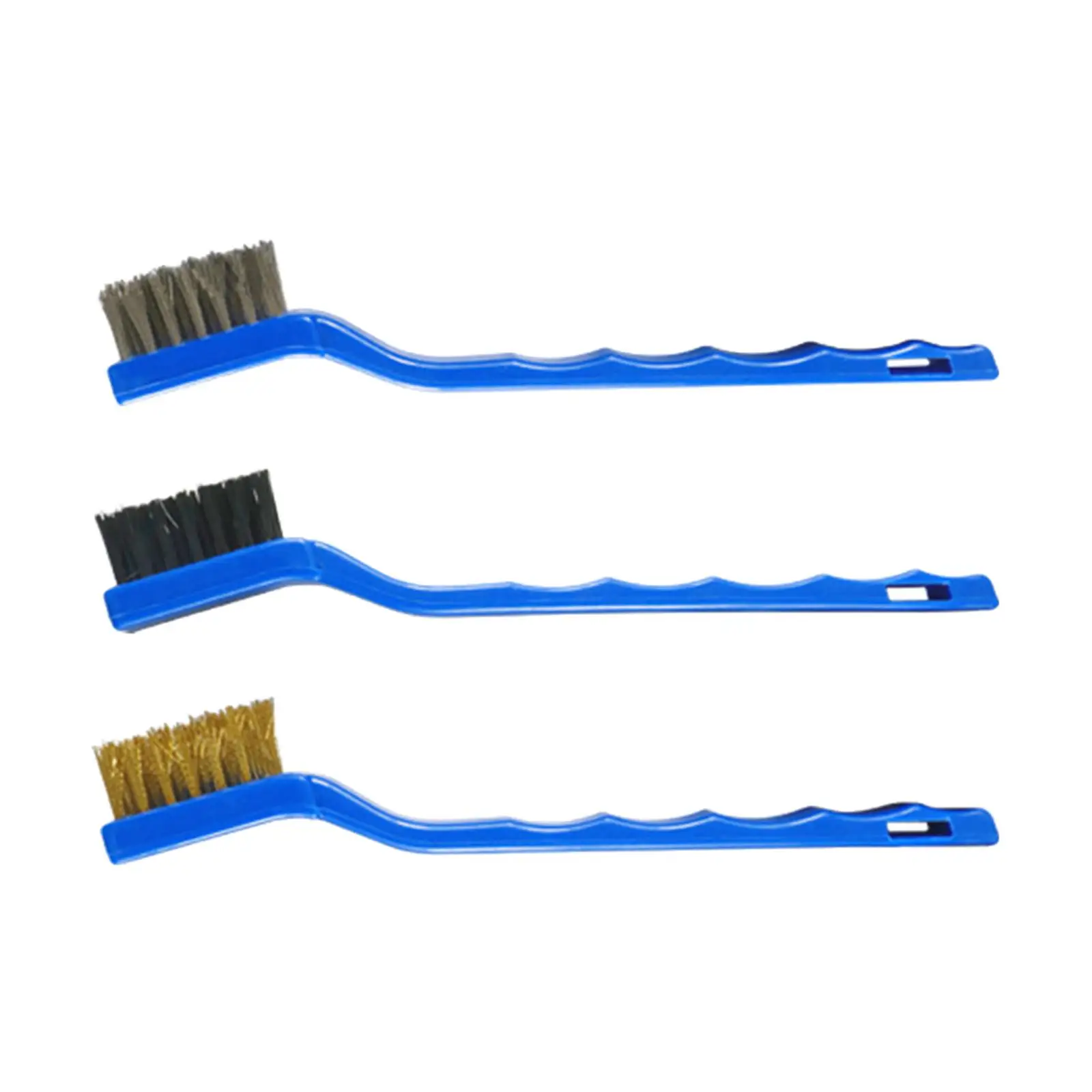 3 Pieces  Wire Cleaning Brush Set Gadgets Easy Storage for Engine