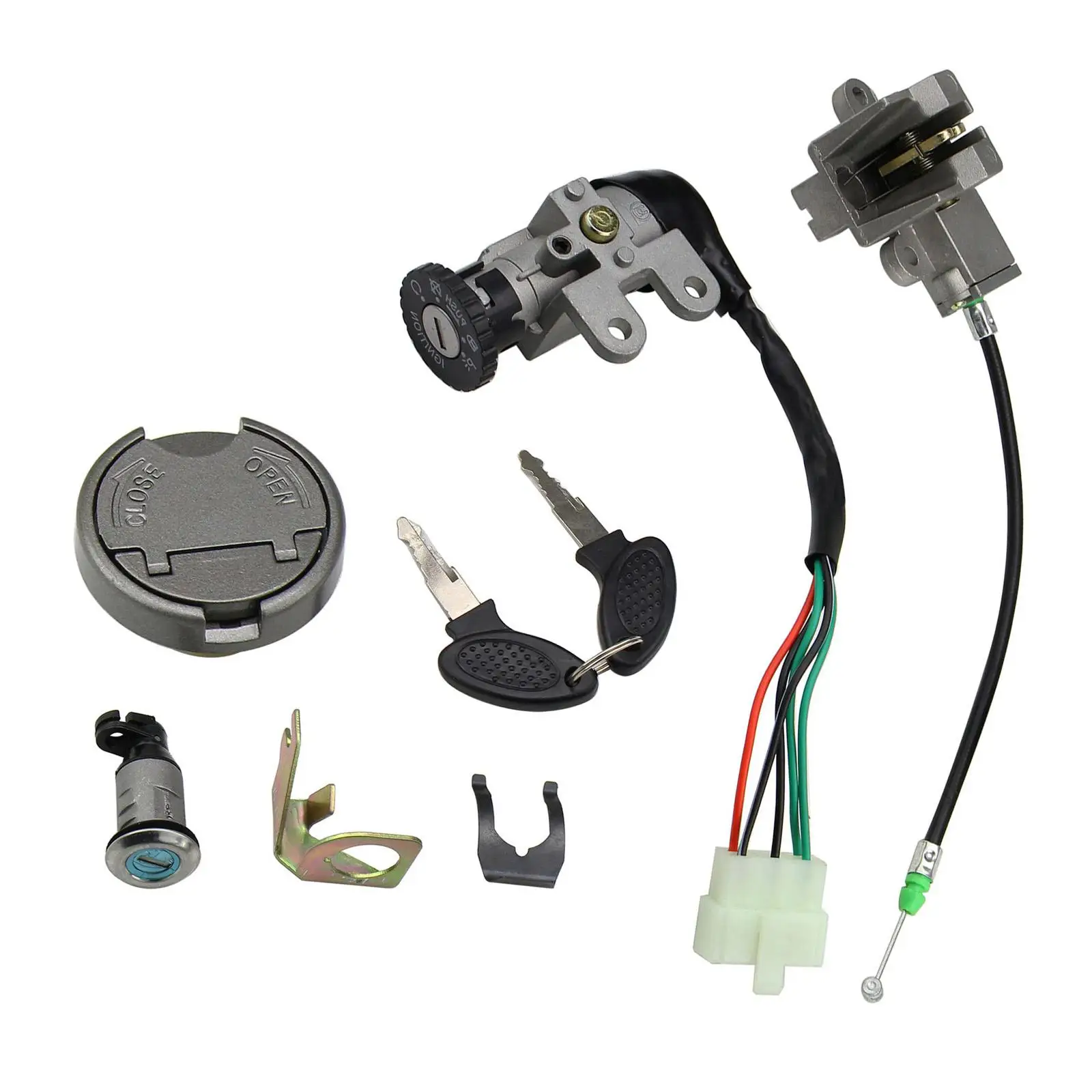 Universal Ignition Switch  Gy6 50cc Seat Locks for pit