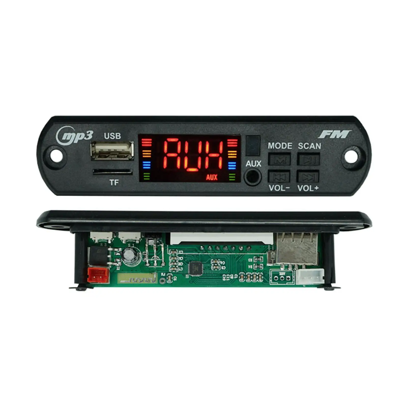 Portable BT MP3 Player Decoding Board Audio Transceive Memory Car Audio Durable with Remote Control with Recording Call for Car