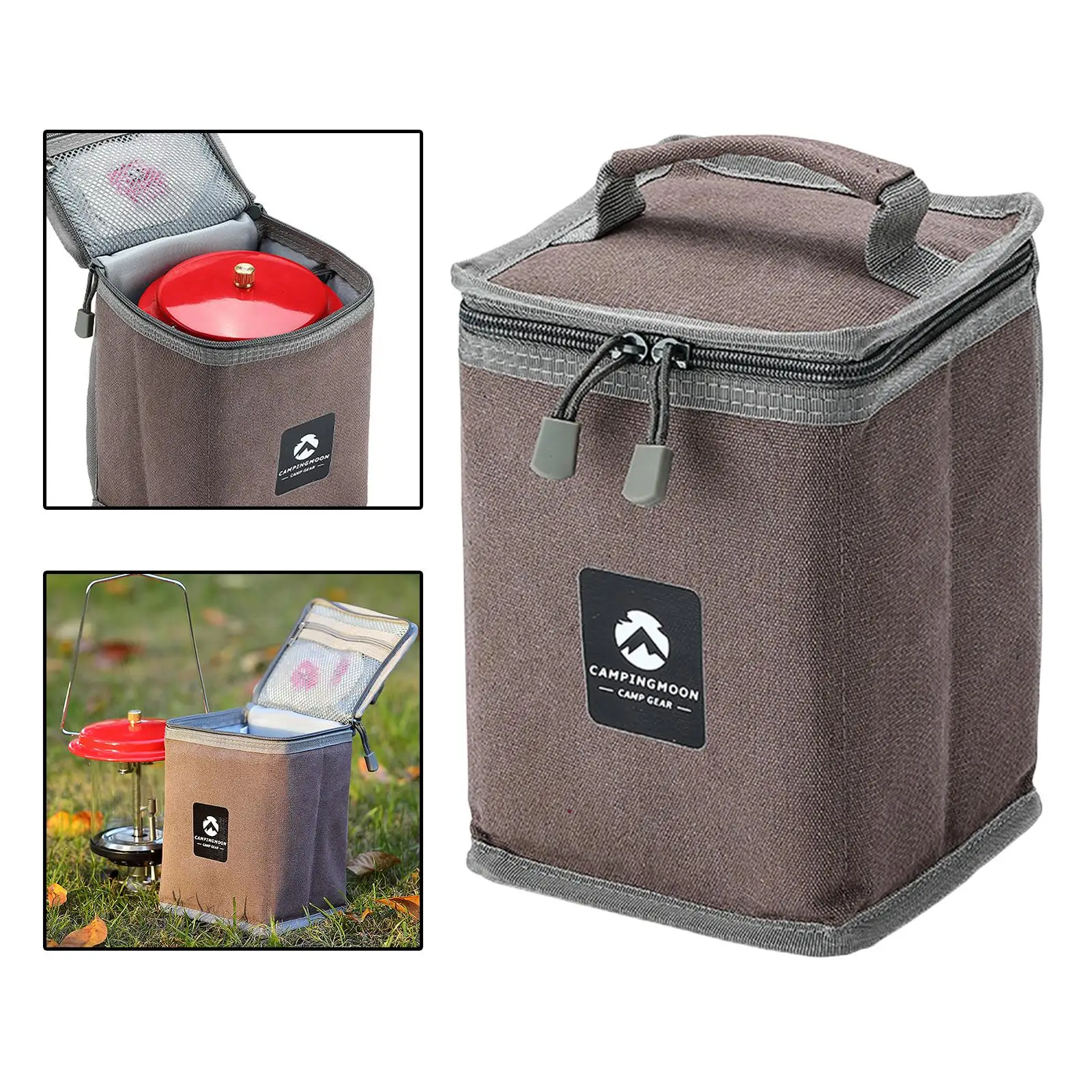 Gas Tank Storage Bag Camping Lantern Protective Case for Backpacking Hiking