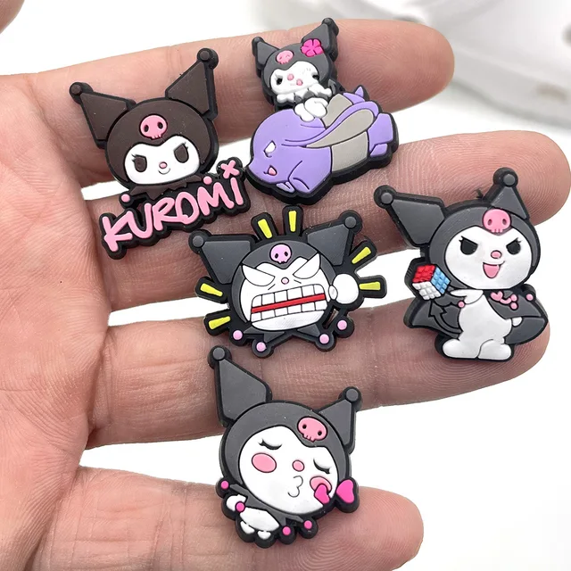 Anime charms wholesale Kuromi charms Melody cartoon charms shoe accessories  pvc decoration buckle soft rubber fast ship2089344