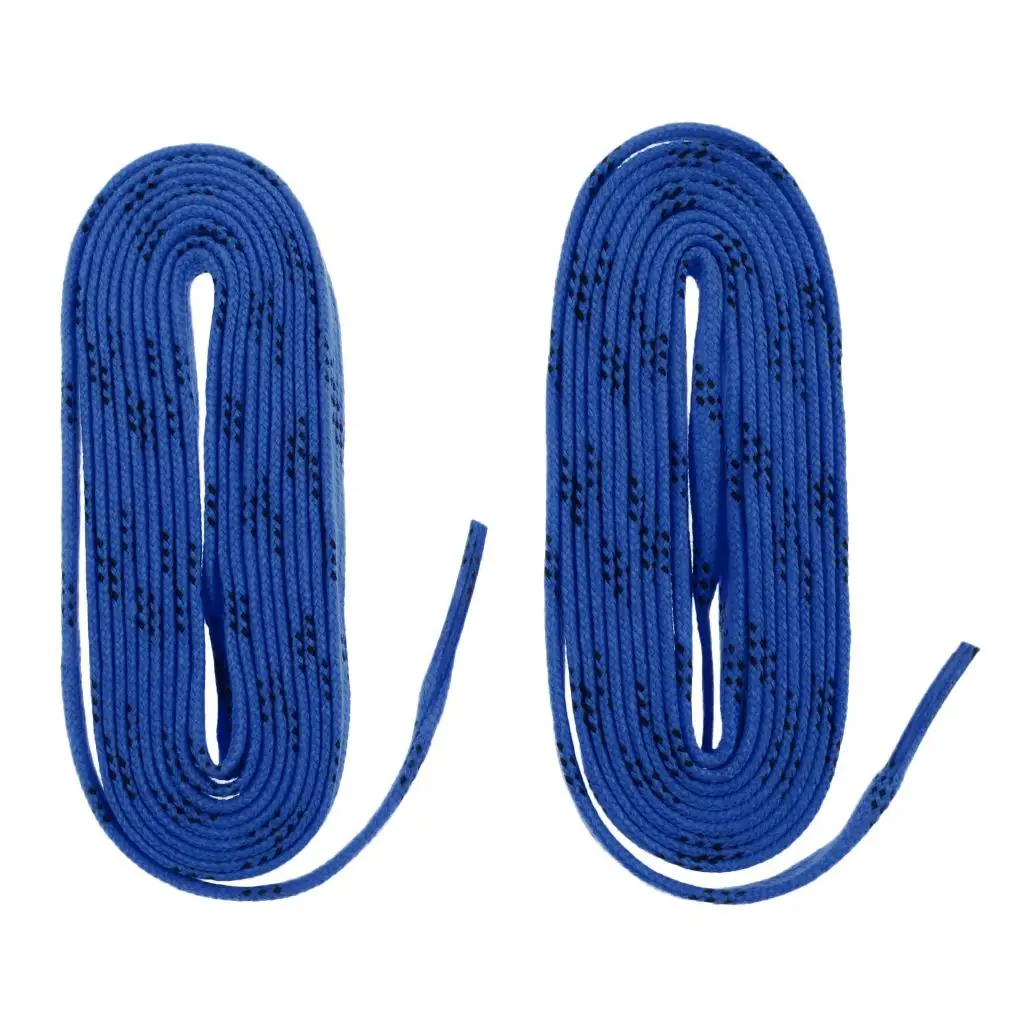 2 Hockey Skate Flat Laces Replacement Skating Inline Accessories - All Sizes All Colours