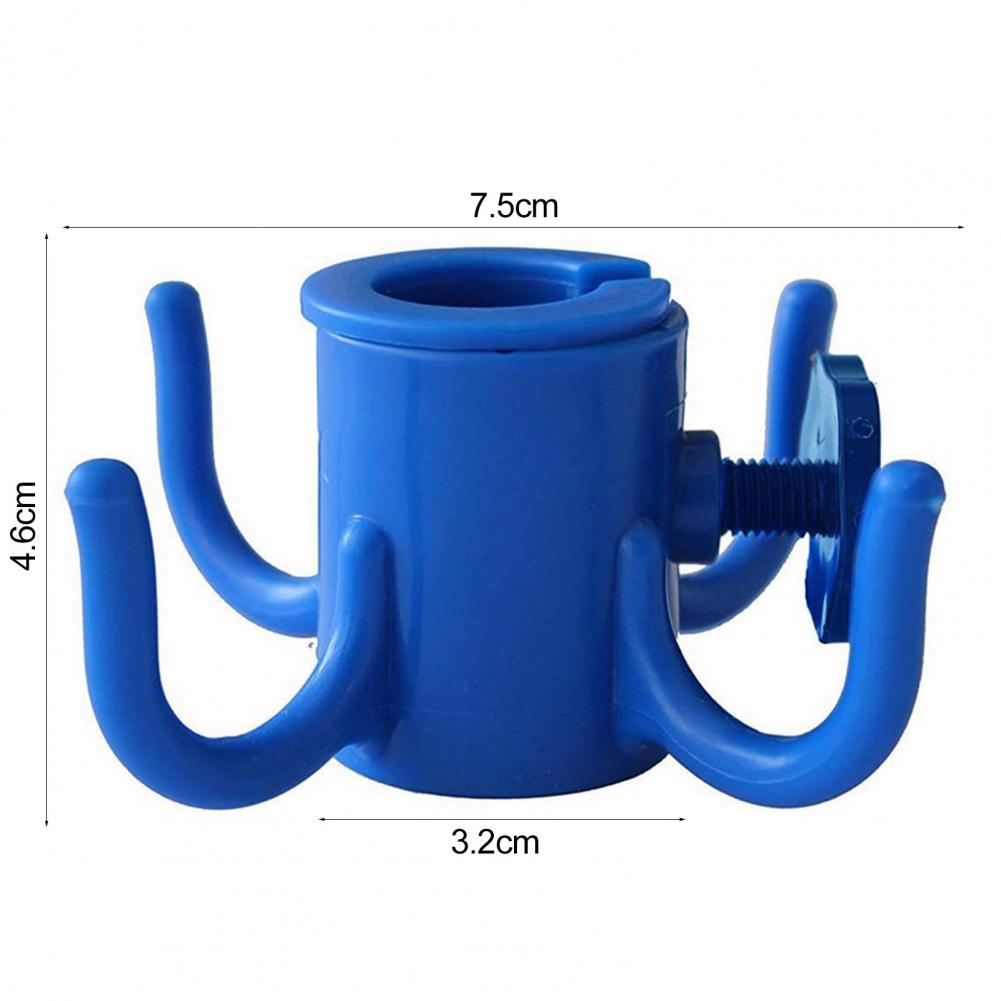 Description Picture 3 of itemStrong Parasol Hook Widely Compatible Beach Umbrella Hook Wear-resistant Space-saving Four Feet Umbrella Hook Accessory