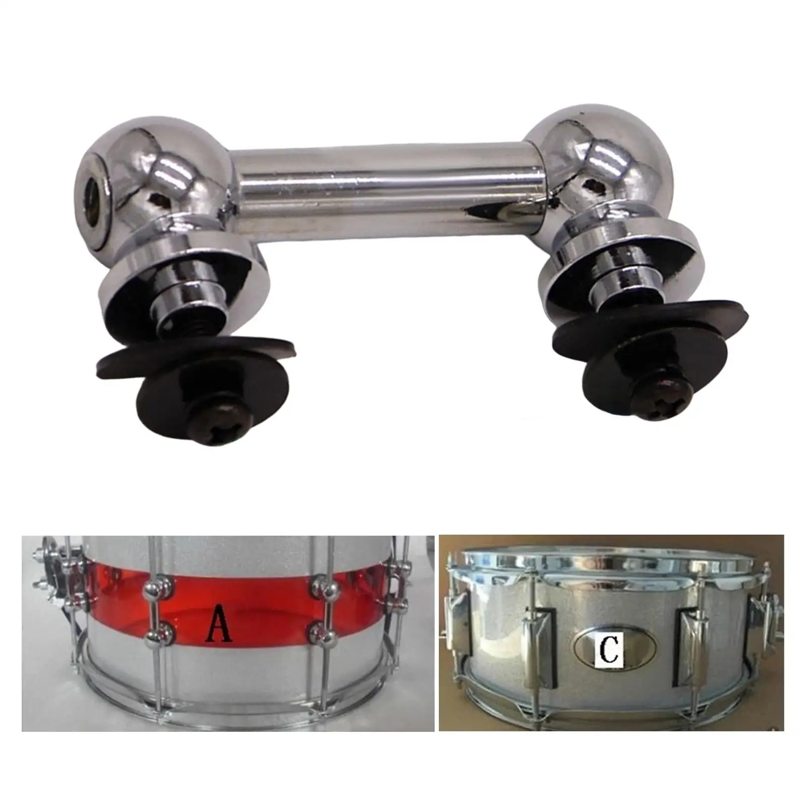 Aluminum Alloy Double End Drum Lugs Snare Drum Lug Two Side Drum Lug Drum Replacement Parts Percussion Instruments Part