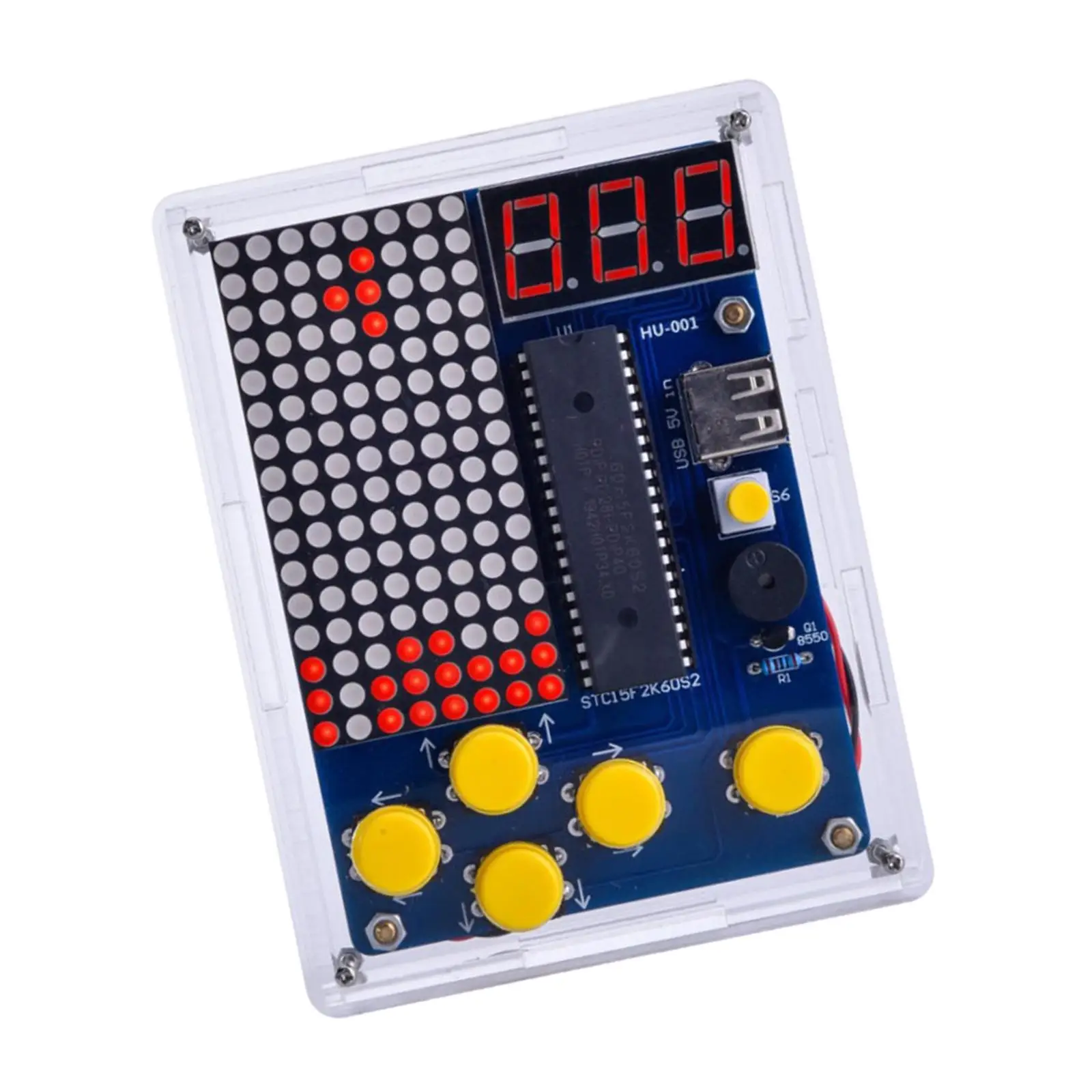 Game Console Kits with for Game Boy Electronic Game Kits with Acrylic Case