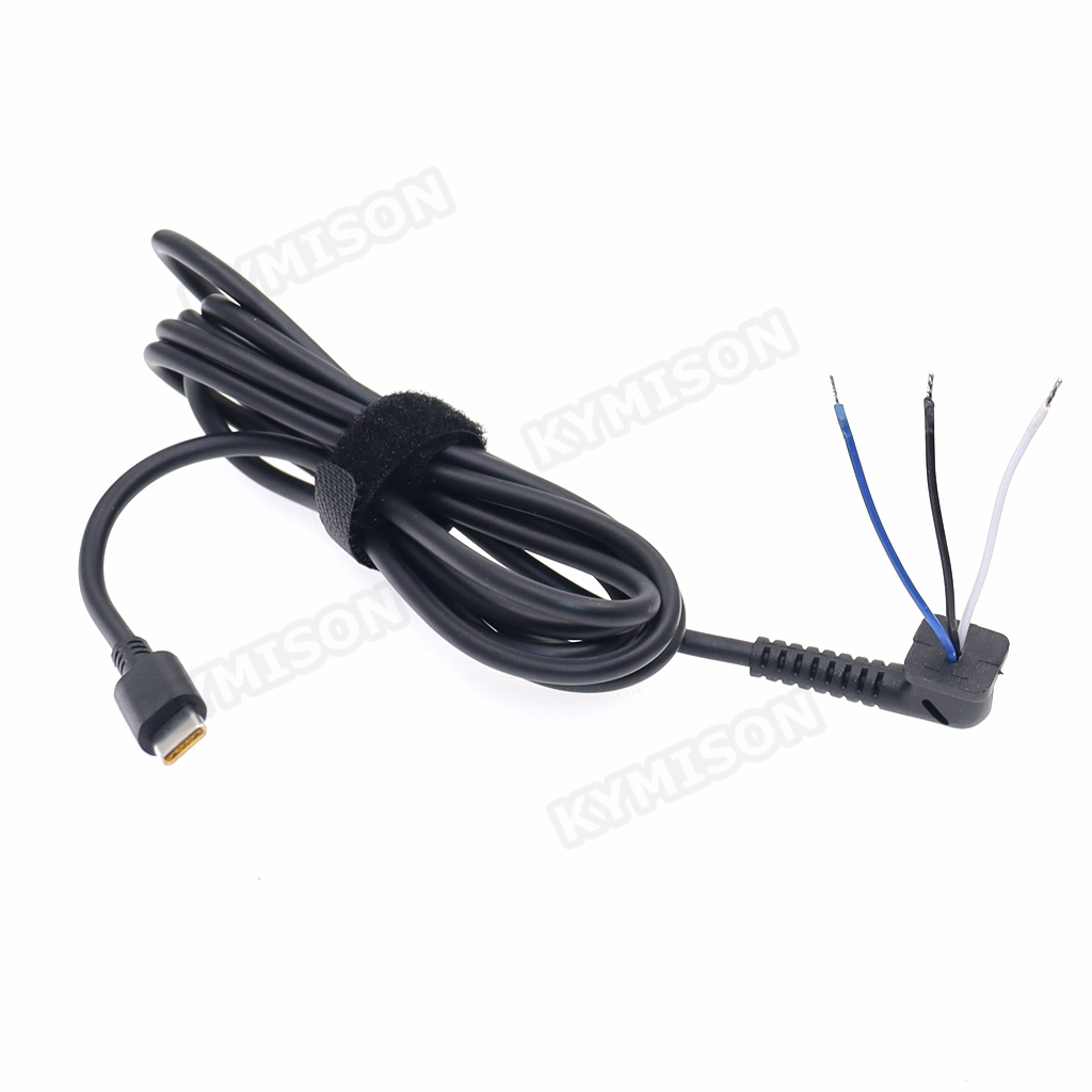 USB Typ C Ladekabel DC Jack Stecker Power Adapter Kabel Für Lenovo Laptop 45w 65w Adapter USB C Power Stecker Kabel 1,8m – Detail 1