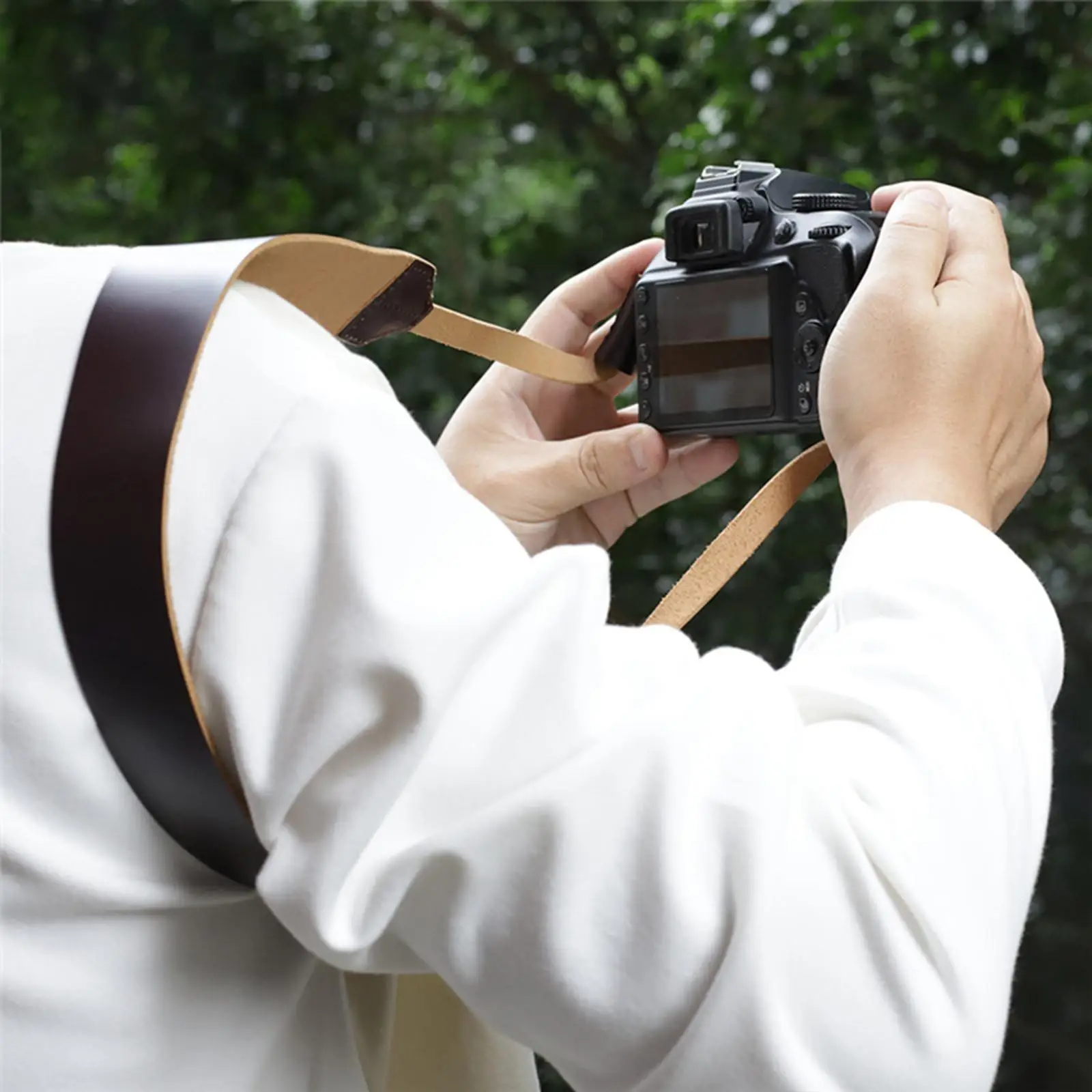 Universal Camera Neck Shoulder Strap Belt Vintage Anti Slip Comfortable Lens Strap Convenient for Slr DSLR Digital Camera
