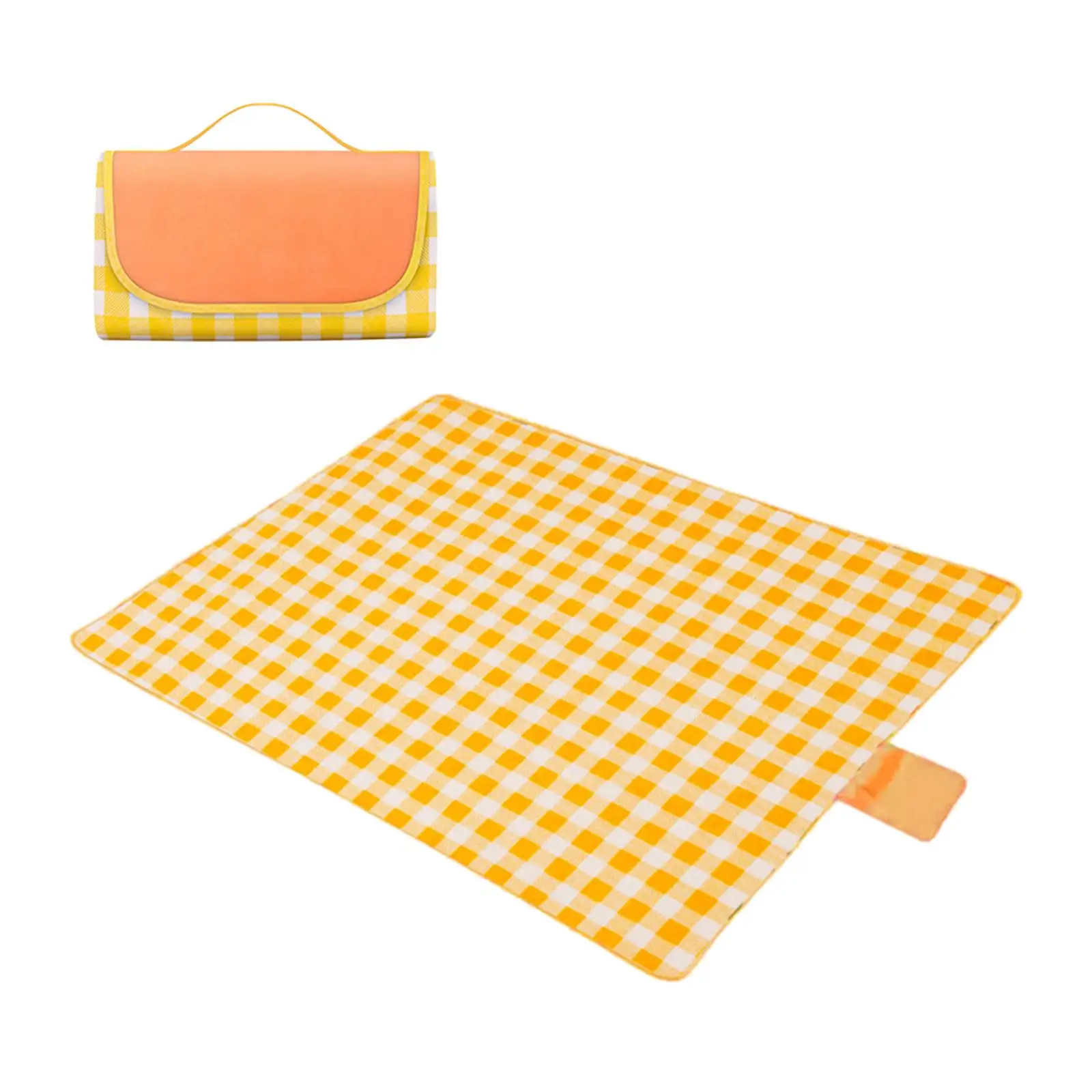 Large Picnic Outdoor Blanket with Portable Handle for travel Camping