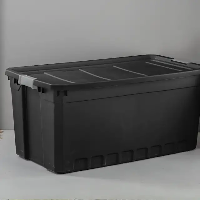 Set of 40 Titanium Sterilite 6 Qt. Plastic Storage Boxes - Efficient  Solution - AliExpress