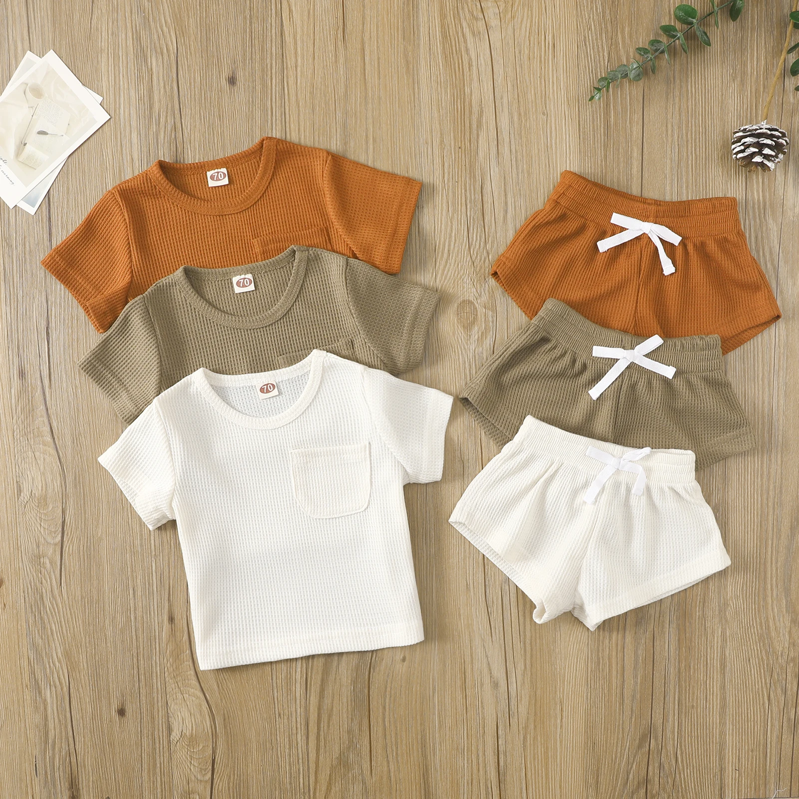 newborn baby clothing set Ma&Baby 0-3Years Toddler Infant Baby Boy Girl Clothes Set Button Short Sleeve T shirt Shorts Summer Outfits Costumes D35 vintage Baby Clothing Set