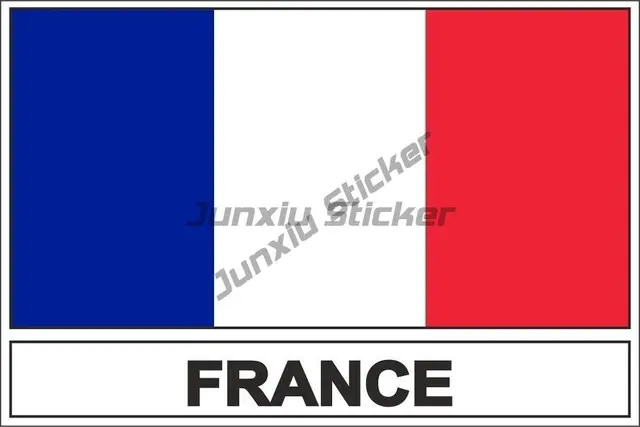 Paris France Seal Sticker Round Flag for Laptop Book Fridge Guitar  Motorcycle Helmet Toolbox Door PC Boat 