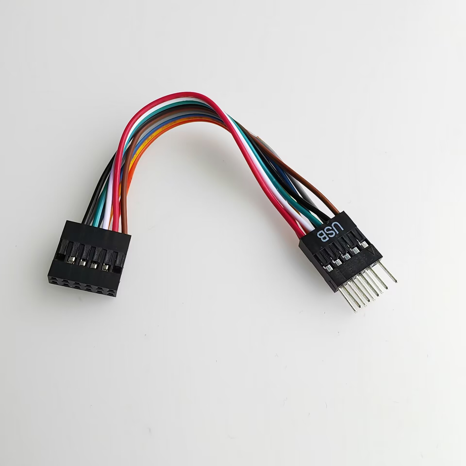 12P 9P USB 14P Audio 8p HDD Power LED Reset SW Switch Kabel für Lenovo Mainboard installiert in regulären Chassis ATX Computergehäuse – Detail 3