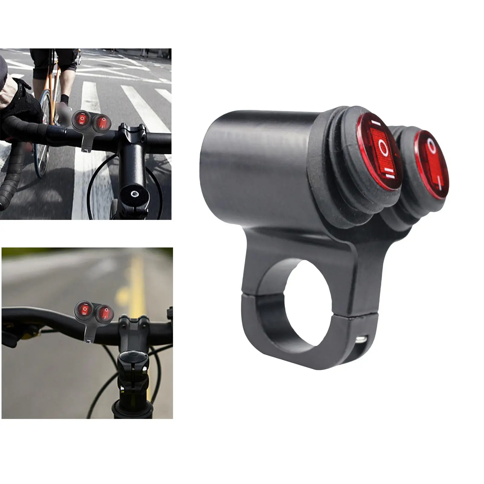 7/8`` 22mm Handlebar Spot Light Switch with Red Indicator Light Accessories