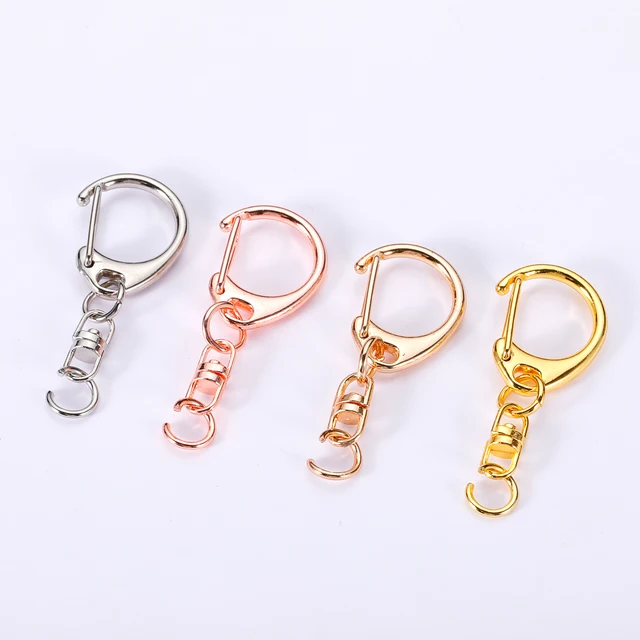 100 Sets Lobster Clasp Keychain Clip Swivel 8 Shape Clasps Lanyard Snap  Hook for DIY Crafts Key Chain Hooks Eye Pins Wholesale - AliExpress