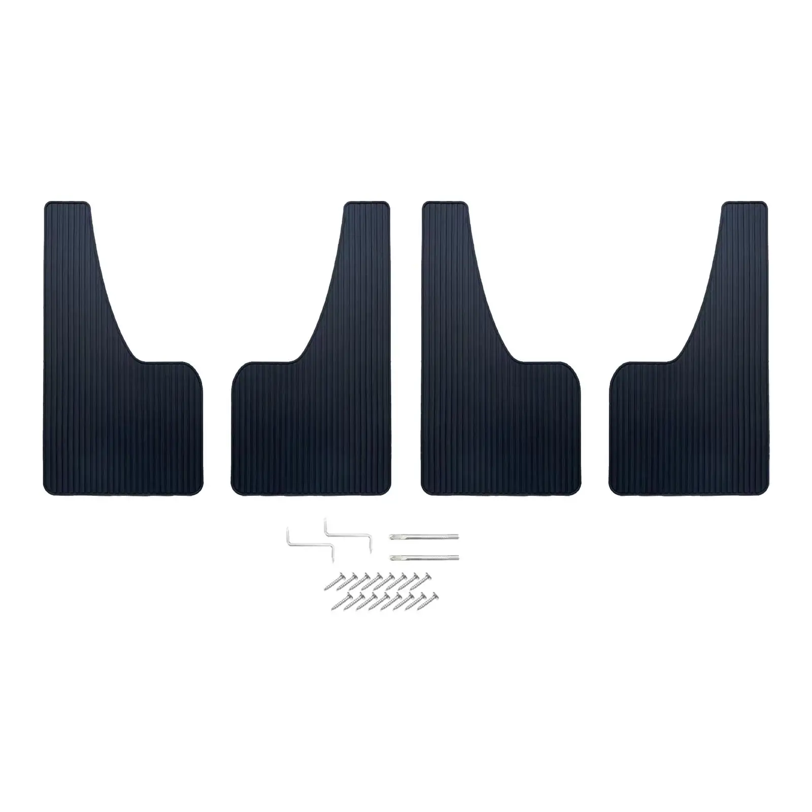 Car Mud Flaps with Hardware Scratch Resistant Fender Mudguard Splash Guards Mudflaps for Car Pickup SUV Durable Accessories