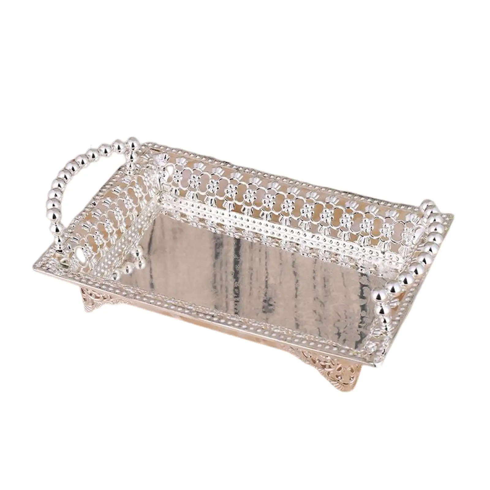 Dessert Cake Serving Tray Food Pastry Dessert Display Holder Jewelry Organizer Fruit Plates Decorative Serving Tray for Party