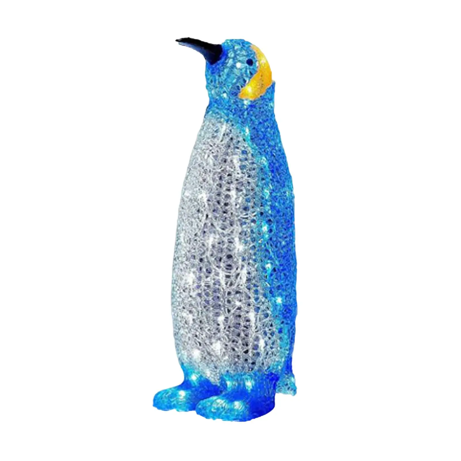 Light Up Penguin Creative Penguin Lighting Novelty Statue Lighting Figurine LED Penguin for Yard Patio Lawn Decor Ornament