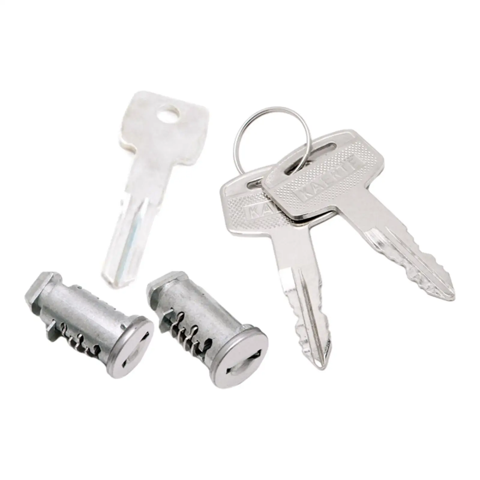 2 Pieces Lock Cylinders for Car Racks System Cross Bars Locks and Key Kit