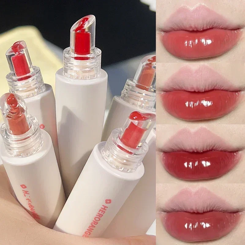 Best of Crystal Jelly Lip Gloss Mirror Water Sexy Red Liquid Lipstick Moisturizing Lasting Lip Plumper Lip Tint Makeup Korean Cosmetics Reviews & Tips