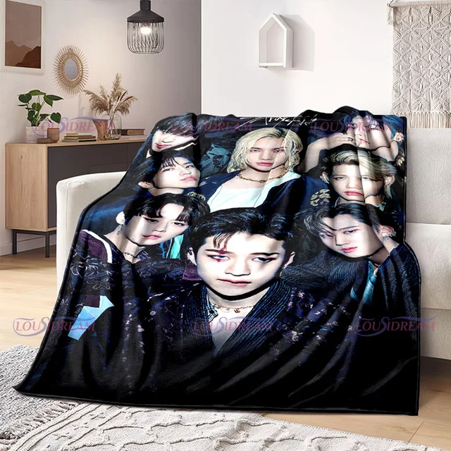 Jin Top Quality Comfortable Bed Sofa Soft Blanket Kpop Lv - AliExpress