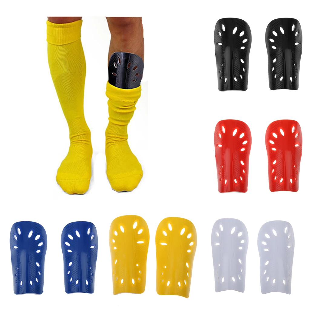Performance  Adult Soccer Shin Guards Football Shin Pads Leg  for Training Sports - Breathable & Comfortable - Select Colors