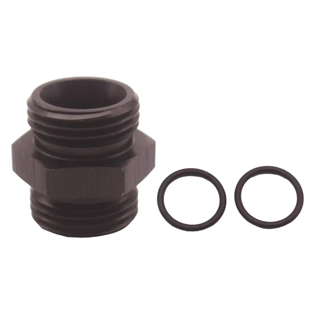 10 ORB to -10 ORB  Adapter AN Fitting BLACK, Aluminum  Alloy