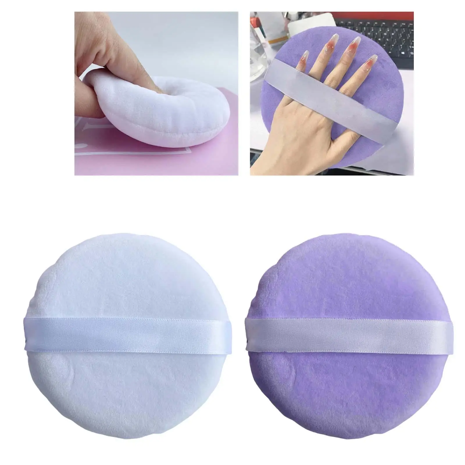 Makeup Setting Tool Soft Loose Body Powder Makeup Puff Large Body Puff Large Fixed Makeup Powder Puff for Women lady