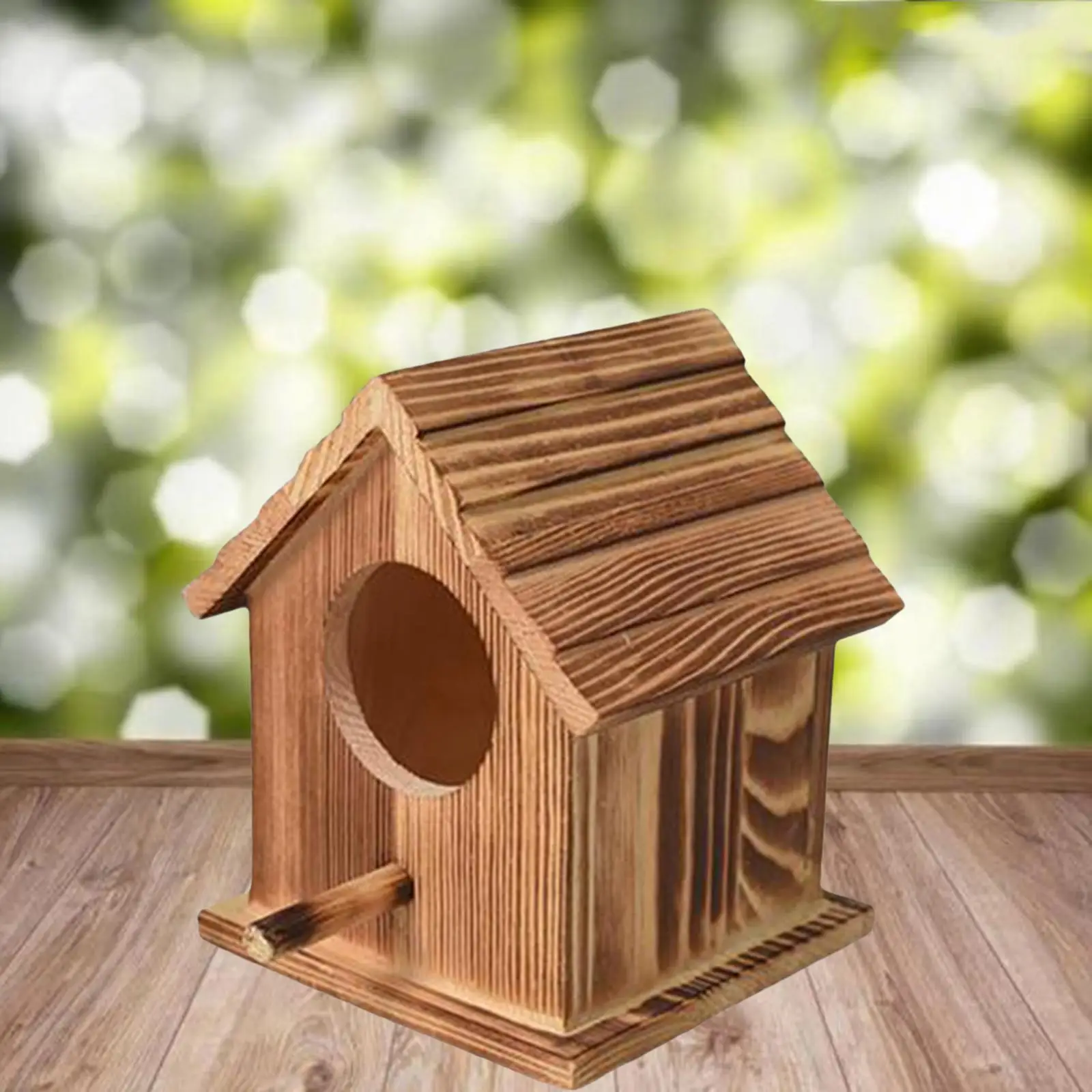 Wooden Cage House Breeding Box Nest Bird Parrot Budgie Cockatiel