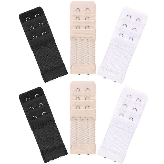 SAMGU Extensions Soutien-Gorge Élastiques - Lot De 3 - 2/3/4/5 Crochets - Pour Grossesse, Confort
