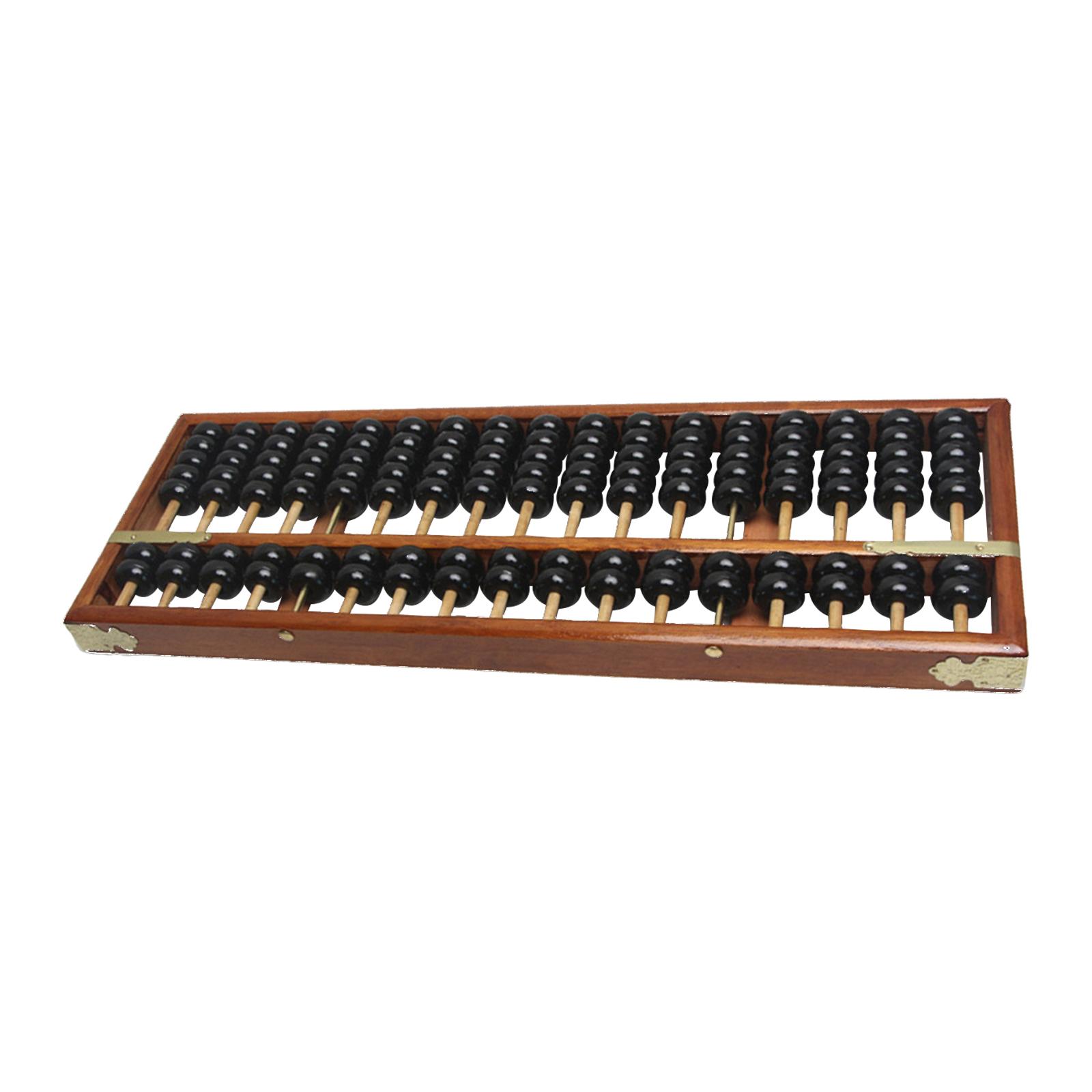 Vintage Chinese  Wooden Abacus Ancient Style Educational Practical Calculation Tool