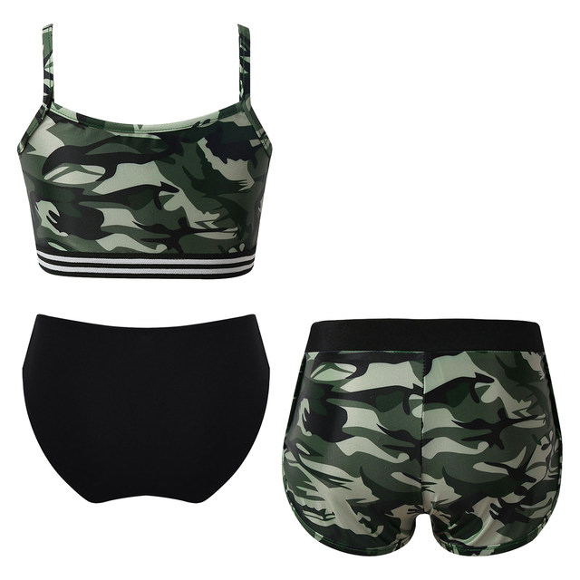 swimsuit tank top and shorts
