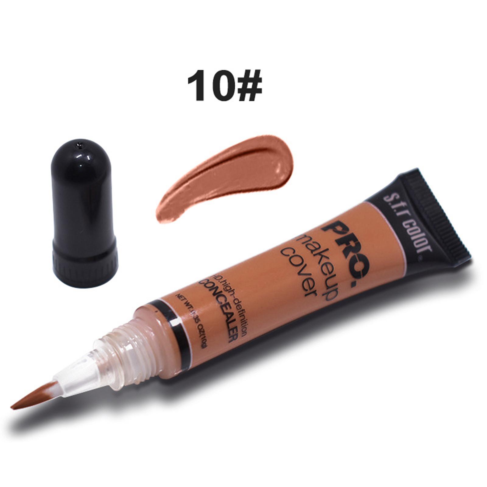 Concealer 0.35oz Facial Makeup Cosmetics Contour for Temporarily Disguise Tattoo Covering Dark Circles Acne Spots Veins Scars