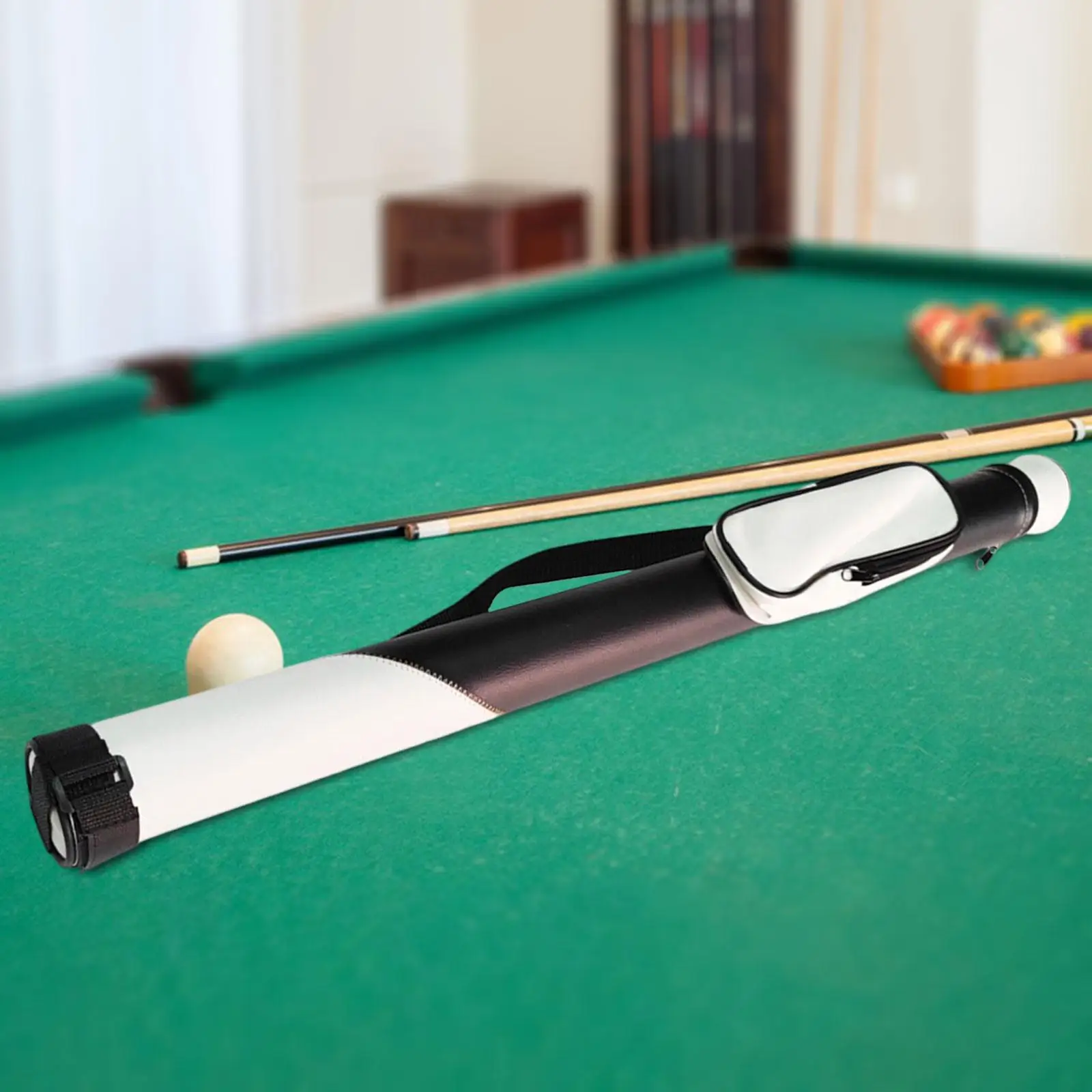 Pool Cue Case Billiard Pool Cue Bag Durable Portable Snooker Cue Storage Pouch for Snooker Club Billiard Stick Rod Accessories