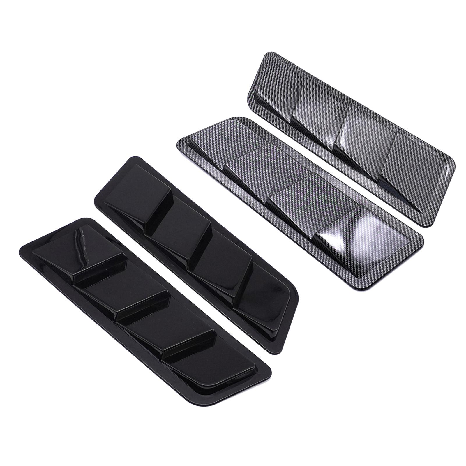 Engines Hood Vent Cover Louver Scoops Cover Intake Cooling Panel Trim Hood Air Intake Vent Grille Exterior Decoration Trucks