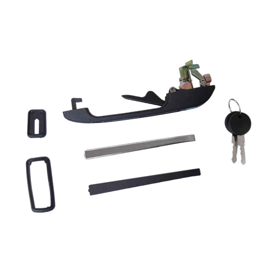 Front Exterior Door Handle and 2 Keys for Golf MK1 MK2 MK1 MK2