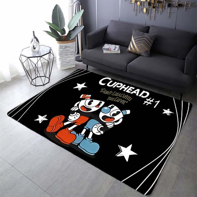 Cuphead Ms Chalice Game Anti-Slip Doormat Living Room Mat Boy Floor Carpet  Welcome Rug Indoor Decor - AliExpress