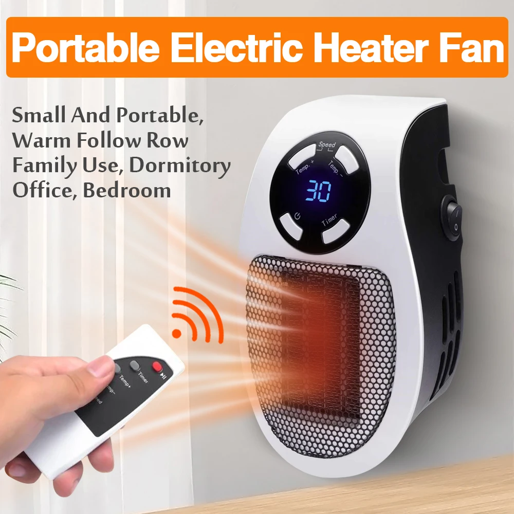 Title 1, Portable Heater Electric Heater Plug In Wall Ro...