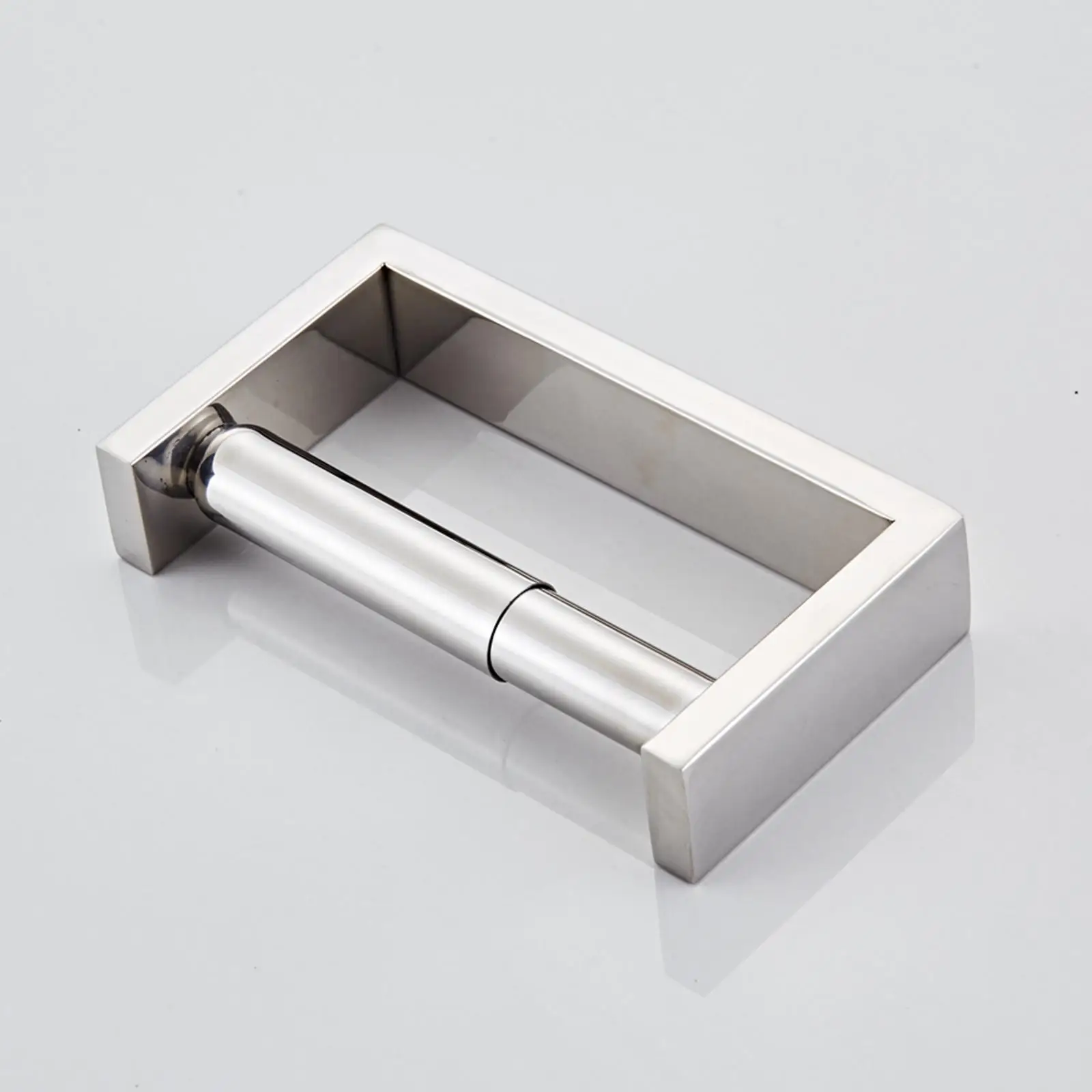 Bathroom Toilet Paper Holder, Versatile Rustproof Modern Stainless Steel Toilet Paper Roll Storage for Home Use