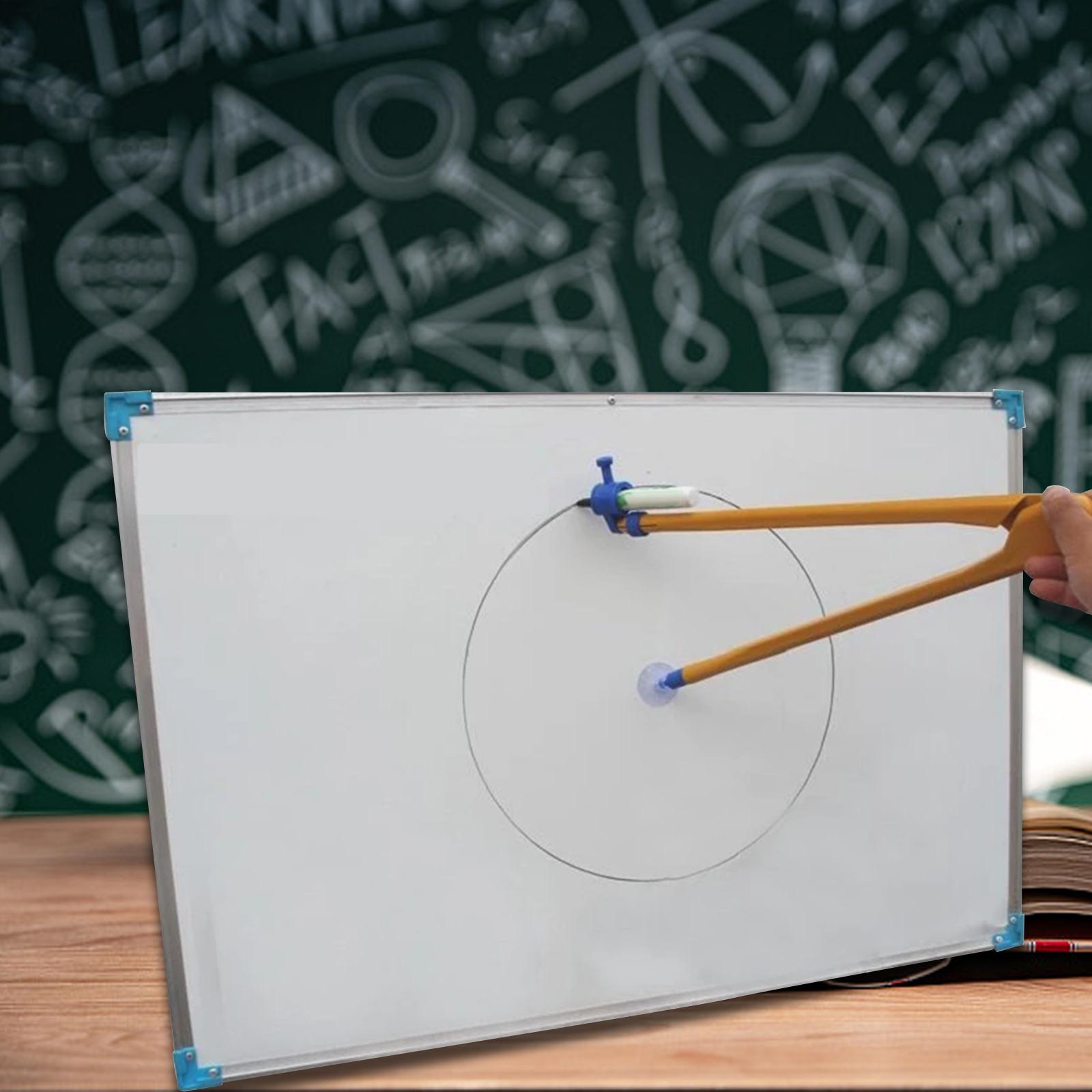 Large Math Teaching Compass Classroom Supplies Teacher Aid Demonstration Compass for Blackboard White Board Teachers Engineering