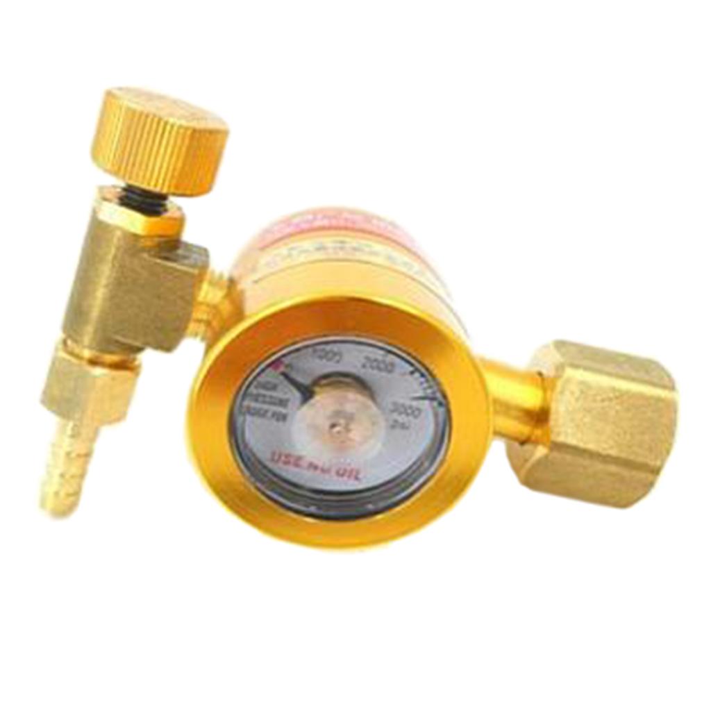 Argon Regulator With Flowmeter TIG  MIG Welding CO2 Regulator - 0 to 15 MPA Pressure Gauge