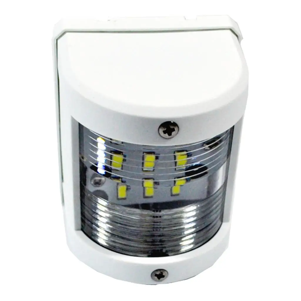 Waterproof LED White Stern Navigation Light 12V 2NM 42.5LM White ABS House