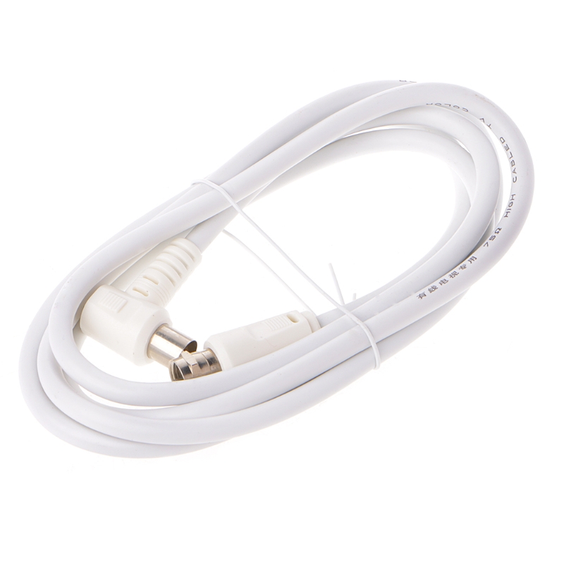 573a 9,5mm weiß 90 Grad Stecker auf f Typ Stecker Koaxial-TV-Satelliten antennen kabel – Detail 5