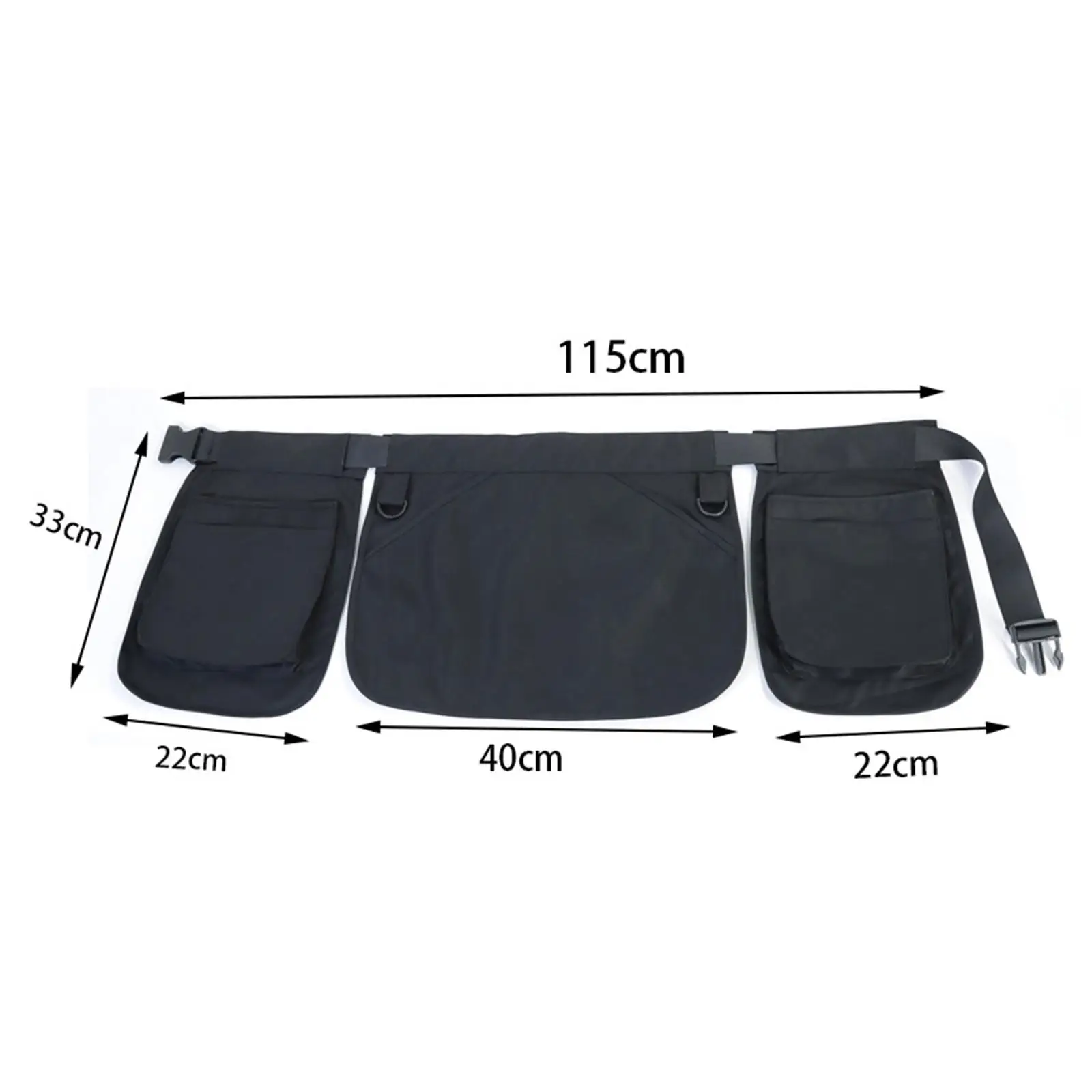 Multi Pockets Belt Bag Pouch Casual Polyester Adjustable Lightweight Purse Waist Bag for Running Camping Sports Cycling Walking