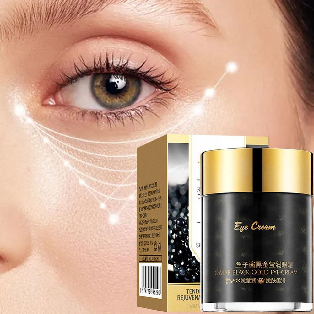 Best of NEW Black Gold Caviar Eyes Serum Cream Anti-wrinkle Remove Dark Eye Bags Serum Cream Fade Fine Line Korean Moisturizing Eye Care Reviews & Tips