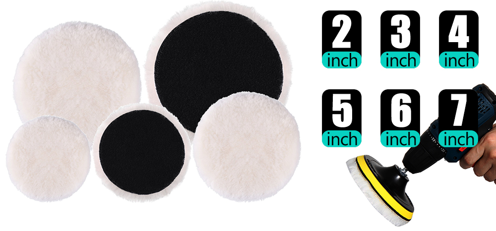 Car Detailing Polishing Disc Waxing Sponge Pad Kit With M10 Drill Adapter Sanding Sandpaper For Polisher Headlight Restoration