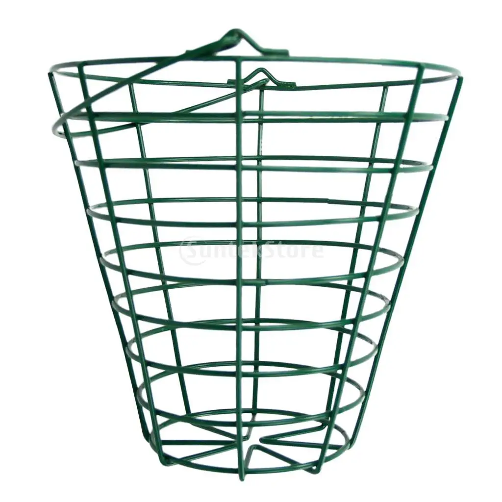 Golf Ball Equipment Metal Basket Container Bucket Contains 0 