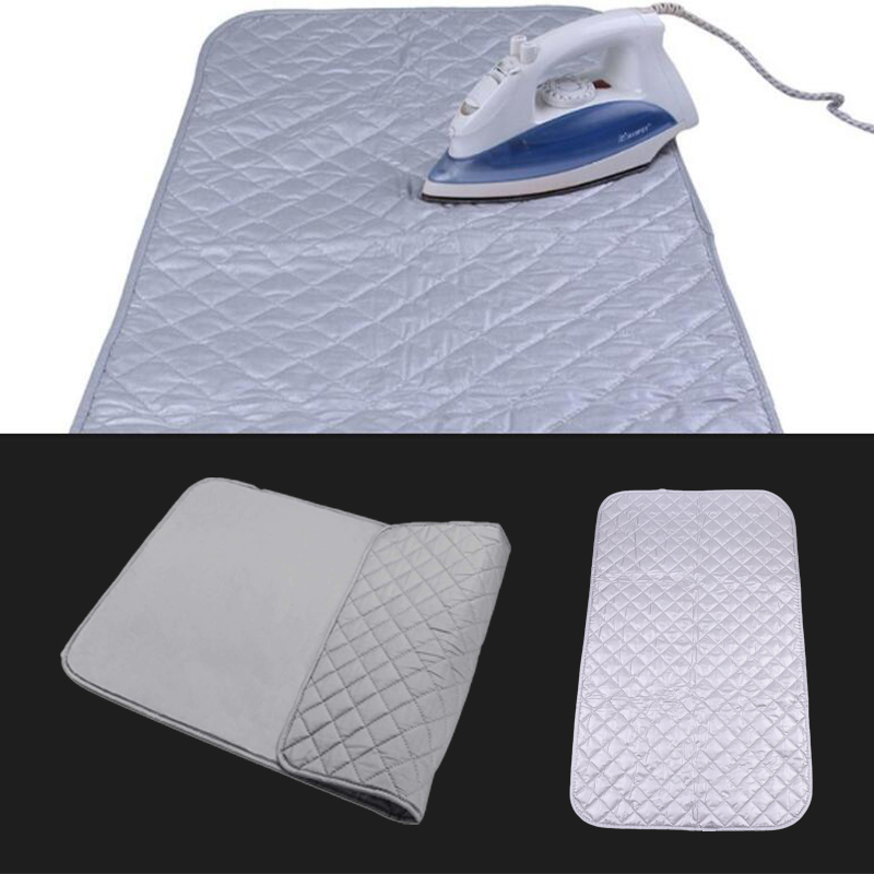 Title 10, 1 Pcs Silver Tabletop Ironing Mat Laundry Mat P...