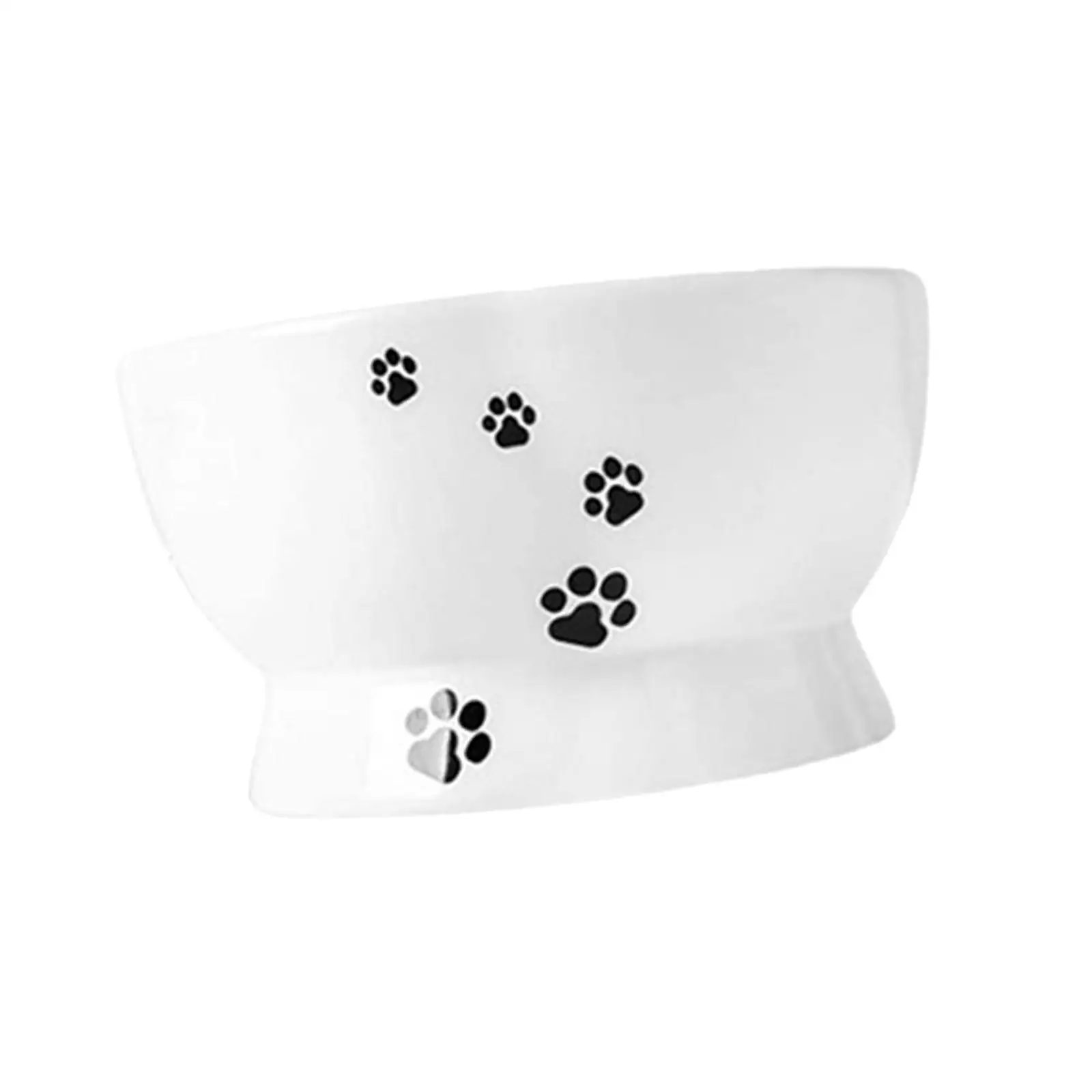 Raised Food Feeding Dishes Simple Neck Protector Cat Bowls Elevated Raised Feeder Cat Bowl Raised Pet Water Bowl for Kitten Dogs