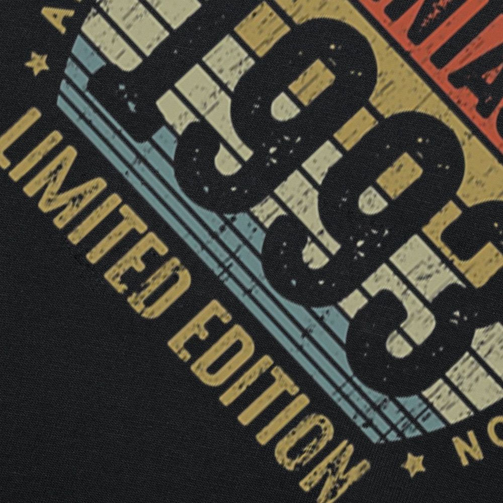 Neues Sommer T-Shirt Vintage alle Original teile geboren im Jahr T-Shirt Baumwolle Retro Geburtstags geschenk Kurzarm T-Shirt – Detail 5