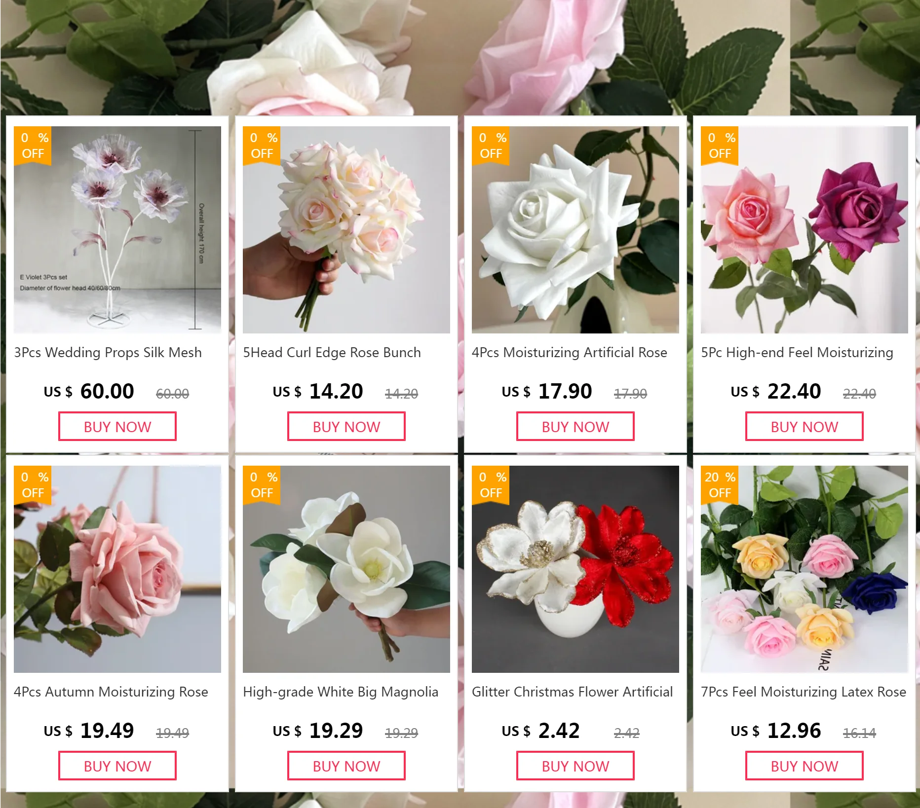 Decoração Rosa, Casamento Rose Bouquet, Rosas Falsas, Decoração de Casa, 4pcs